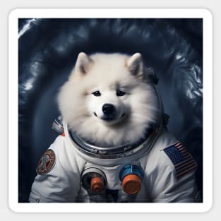 Astro Dog - Samoyed Sticker